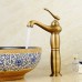 Tap Bathroom Sink Faucet in Vintage Style Antique Brass Finish Tall Bathroom Sink Faucet - B076Z6XYGK